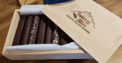 Wooden Box Chocolate Cigars